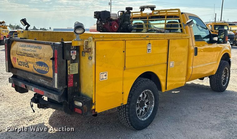 image for item EU2064 2015 Ford F250 utility bed pickup truck