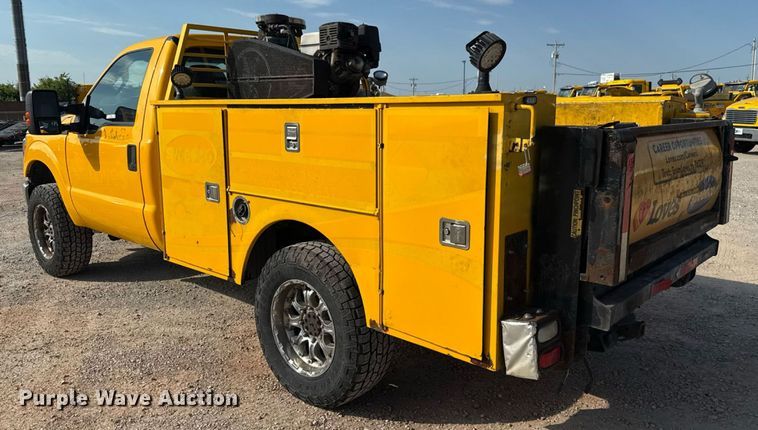 image for item EU2064 2015 Ford F250 utility bed pickup truck