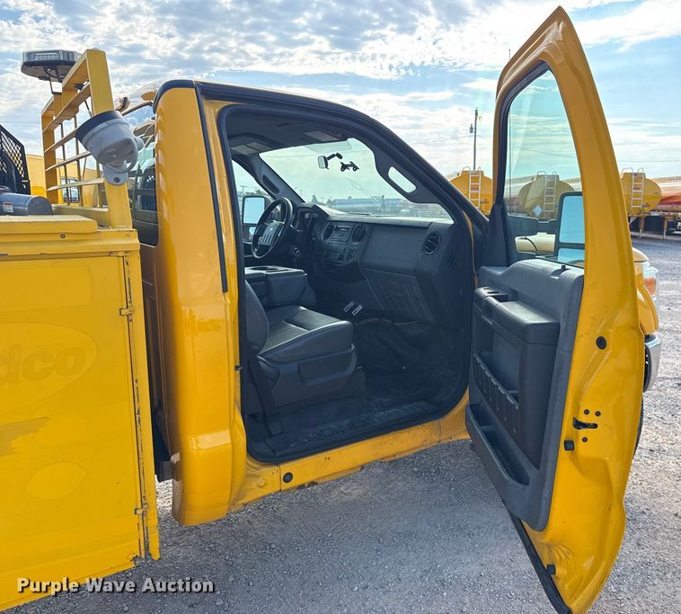 image for item EU2064 2015 Ford F250 utility bed pickup truck