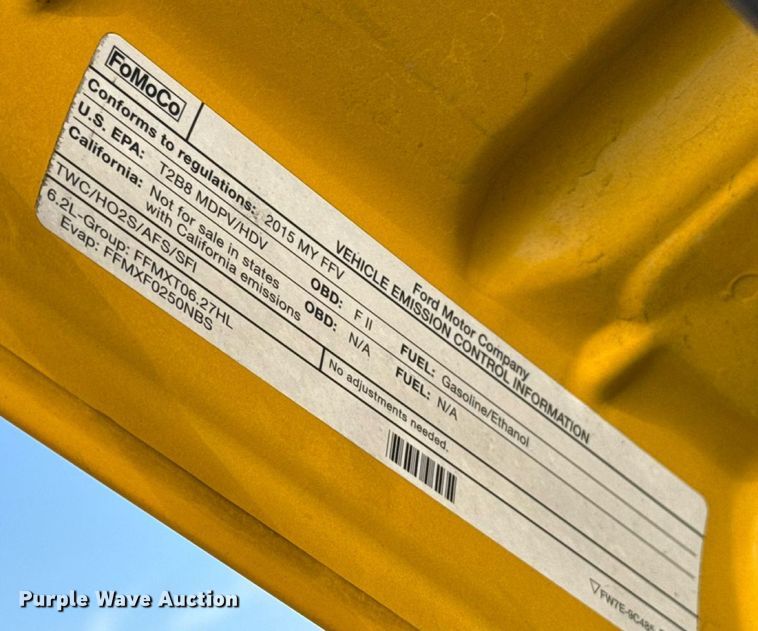 image for item EU2064 2015 Ford F250 utility bed pickup truck