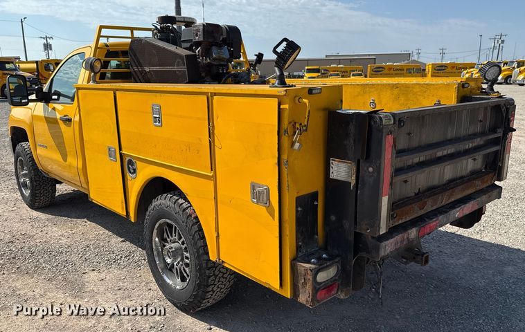 image for item EU2066 2016 Chevrolet Silverado 3500HD utility bed pickup truck