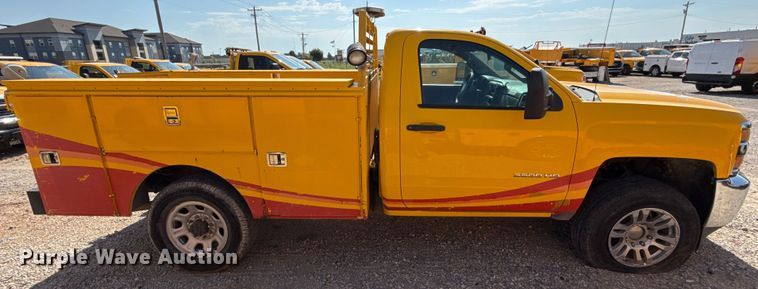 image for item EU2070 2015 Chevrolet Silverado 3500HD utility bed pickup truck