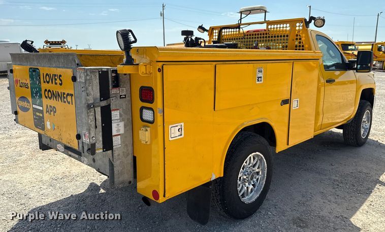 image for item EU2073 2017 Chevrolet Silverado 3500HD utility bed pickup truck