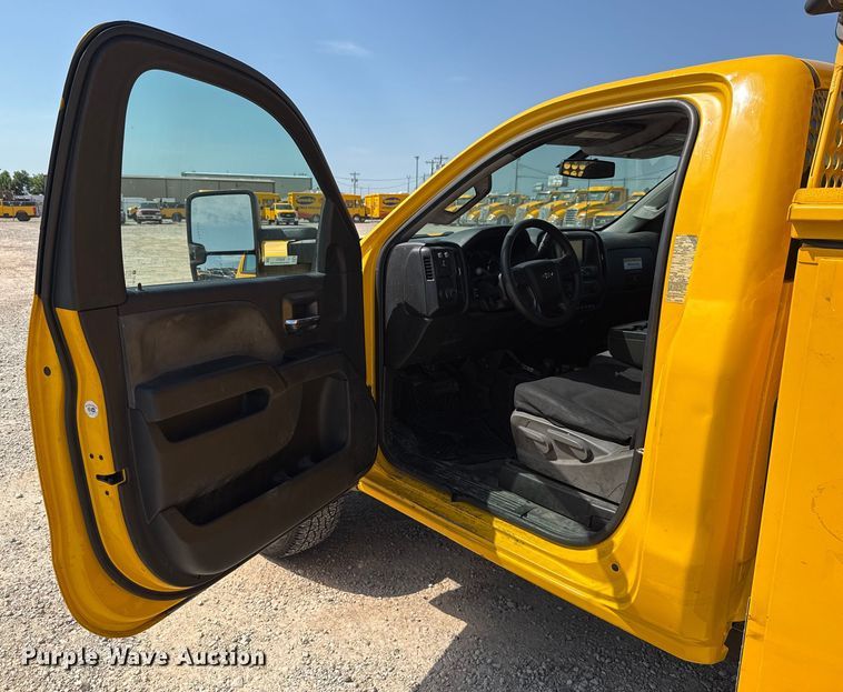 image for item EU2073 2017 Chevrolet Silverado 3500HD utility bed pickup truck