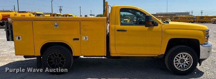 image for item EU2076 2017 Chevrolet Silverado 3500HD utility bed pickup truck
