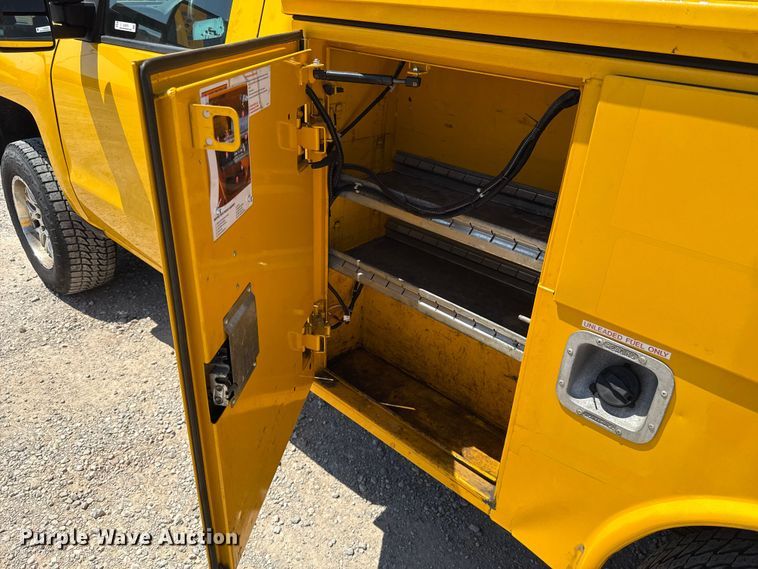 image for item EU2076 2017 Chevrolet Silverado 3500HD utility bed pickup truck