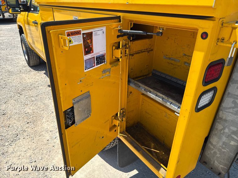 image for item EU2076 2017 Chevrolet Silverado 3500HD utility bed pickup truck