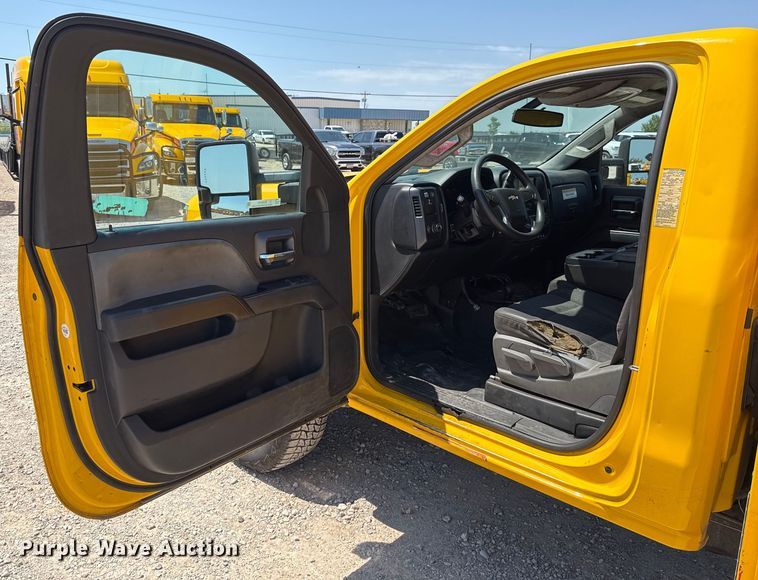 image for item EU2076 2017 Chevrolet Silverado 3500HD utility bed pickup truck