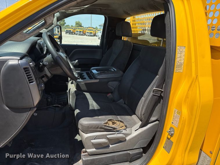 image for item EU2076 2017 Chevrolet Silverado 3500HD utility bed pickup truck