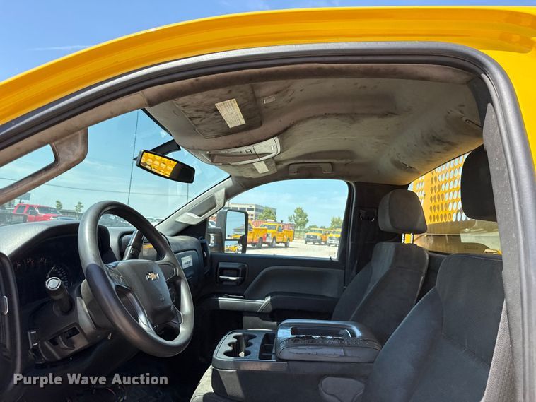 image for item EU2076 2017 Chevrolet Silverado 3500HD utility bed pickup truck