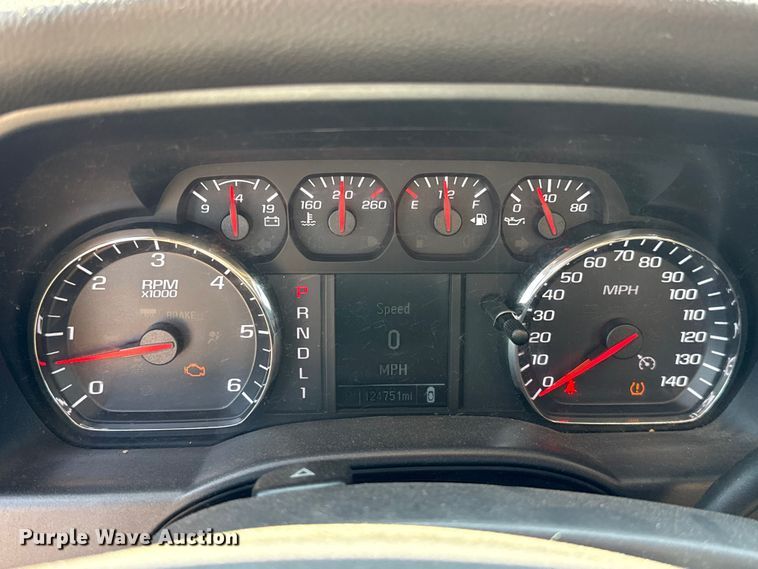 image for item EU2076 2017 Chevrolet Silverado 3500HD utility bed pickup truck