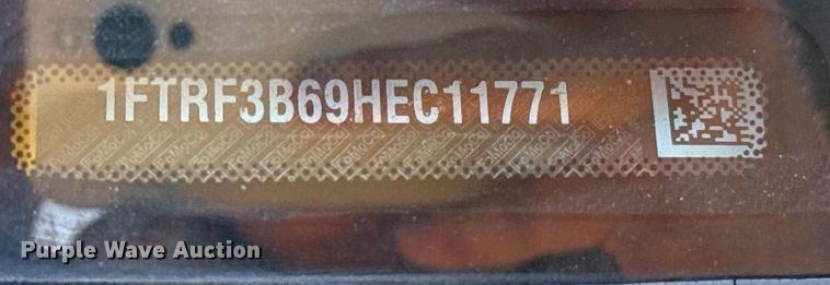 image for item EU2077 2017 Ford F350 Super Duty  utility bed pickup truck