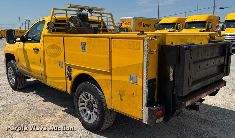 image for item EU2078 2015 Chevrolet Silverado 3500HD utility bed pickup truck