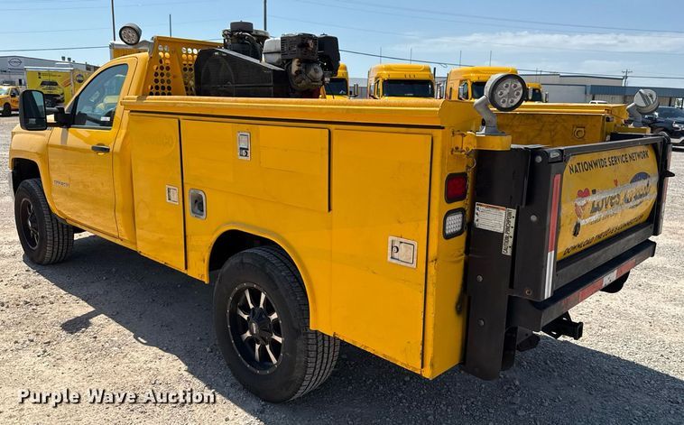 image for item EU2079 2017 Chevrolet Silverado 3500HD utility bed pickup truck