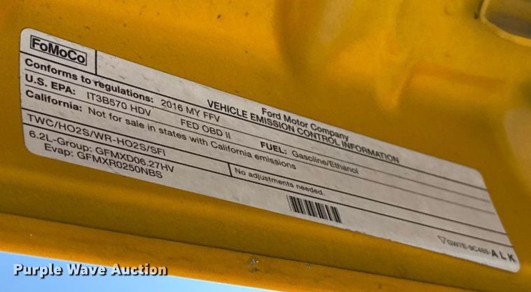 image for item EU2080 2016 Ford F350 Super Duty  utility bed pickup truck