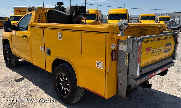 image for item EU2083 2018 Chevrolet Silverado 3500HD utility bed pickup truck