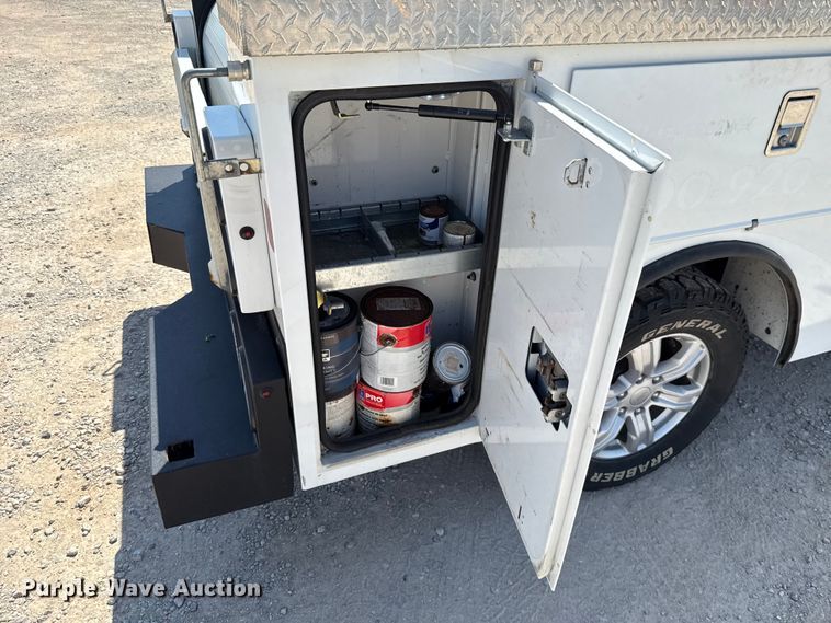 image for item EU2085 2021 Ford Ranger SuperCab utility bed pickup truck