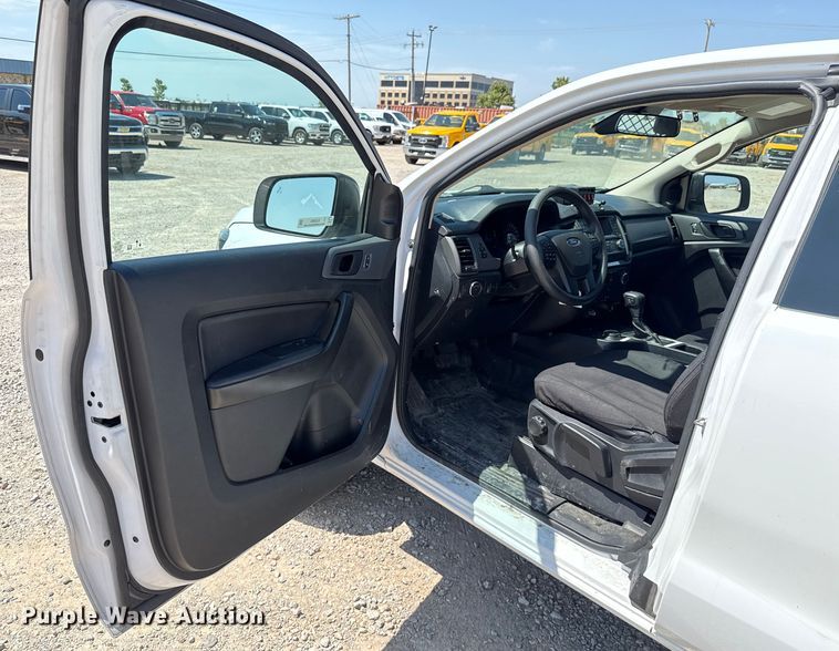 image for item EU2085 2021 Ford Ranger SuperCab utility bed pickup truck