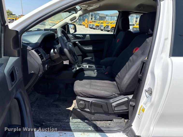 image for item EU2085 2021 Ford Ranger SuperCab utility bed pickup truck