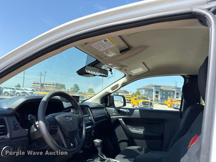 image for item EU2085 2021 Ford Ranger SuperCab utility bed pickup truck