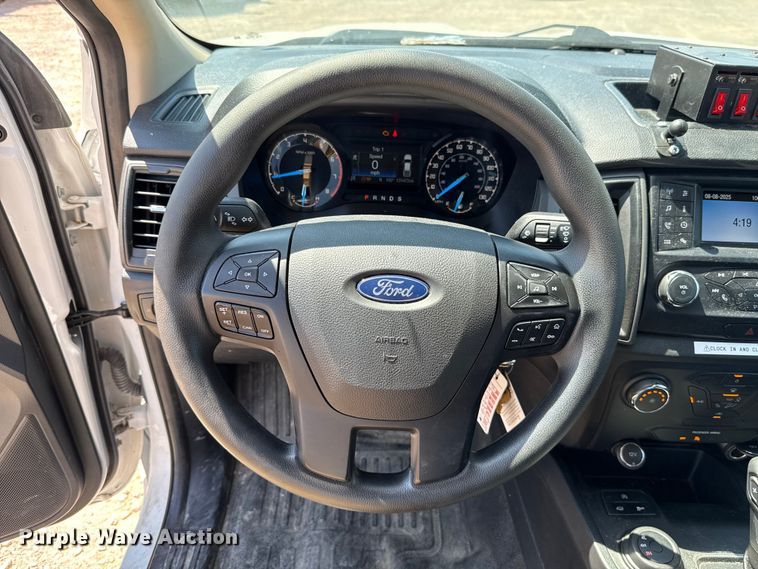 image for item EU2085 2021 Ford Ranger SuperCab utility bed pickup truck