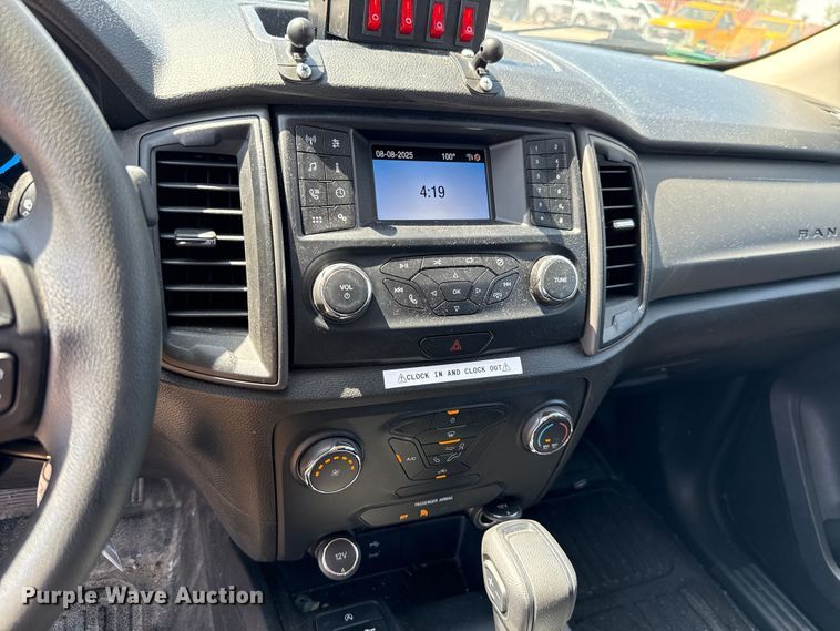 image for item EU2085 2021 Ford Ranger SuperCab utility bed pickup truck