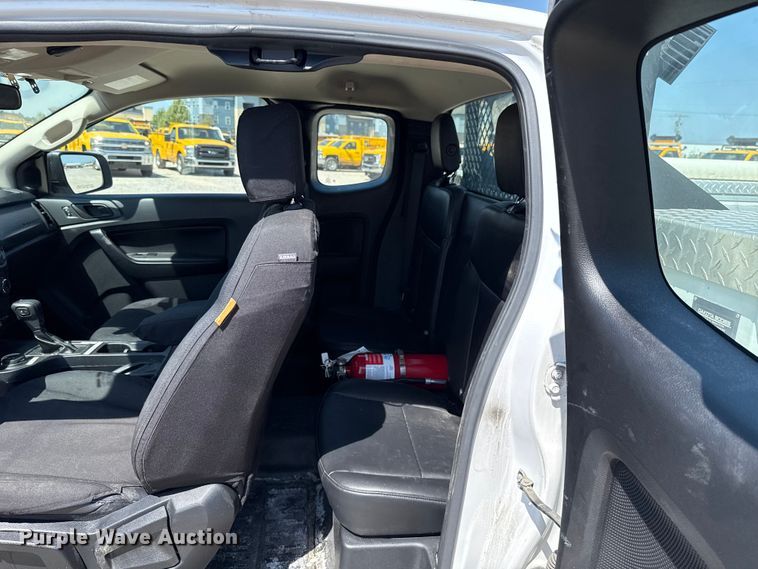 image for item EU2085 2021 Ford Ranger SuperCab utility bed pickup truck