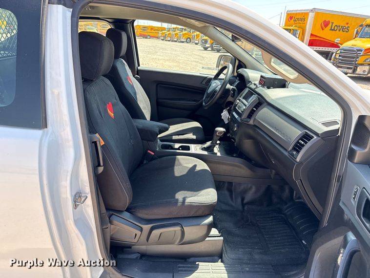 image for item EU2085 2021 Ford Ranger SuperCab utility bed pickup truck