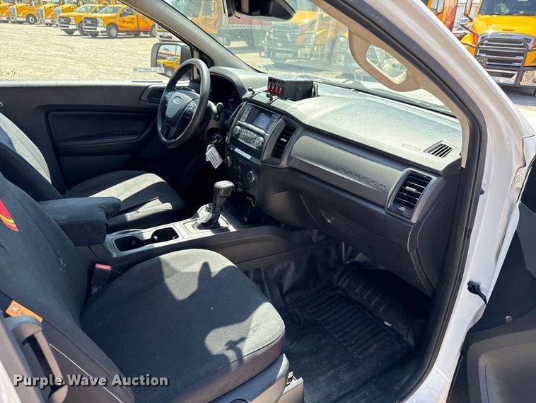 image for item EU2085 2021 Ford Ranger SuperCab utility bed pickup truck