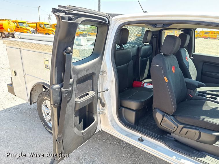 image for item EU2085 2021 Ford Ranger SuperCab utility bed pickup truck