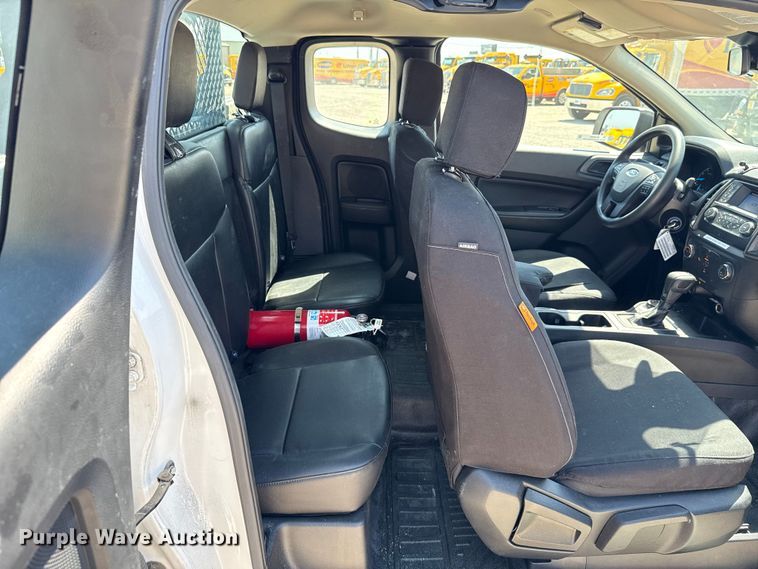 image for item EU2085 2021 Ford Ranger SuperCab utility bed pickup truck