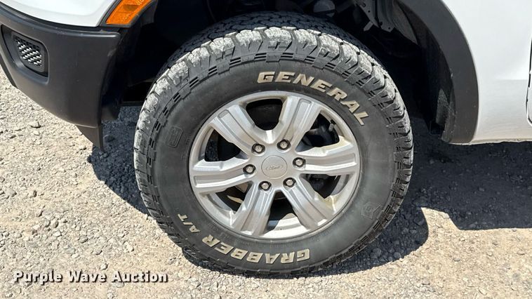 image for item EU2085 2021 Ford Ranger SuperCab utility bed pickup truck