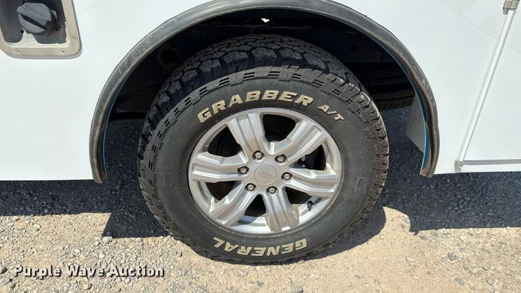 image for item EU2085 2021 Ford Ranger SuperCab utility bed pickup truck