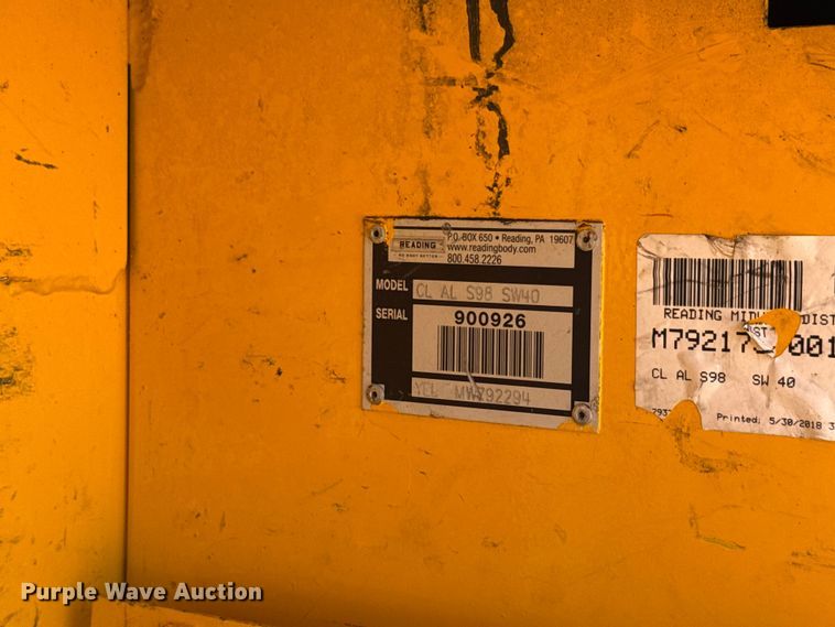 image for item EU2086 2018 Chevrolet Silverado 3500HD utility bed pickup truck