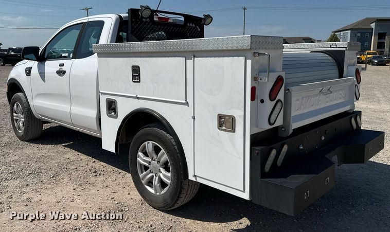 image for item EU2090 2021 Ford Ranger SuperCab utility bed pickup truck