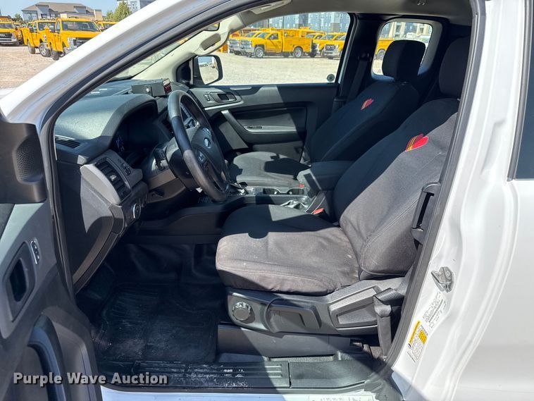 image for item EU2090 2021 Ford Ranger SuperCab utility bed pickup truck