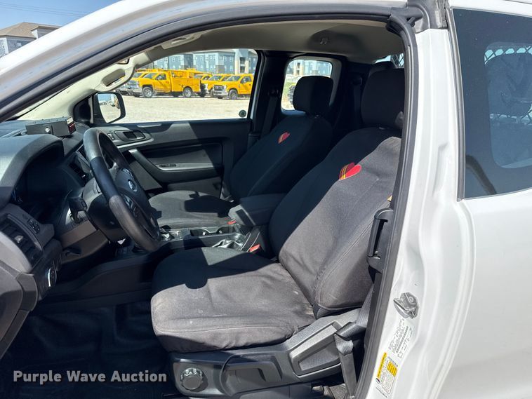 image for item EU2090 2021 Ford Ranger SuperCab utility bed pickup truck