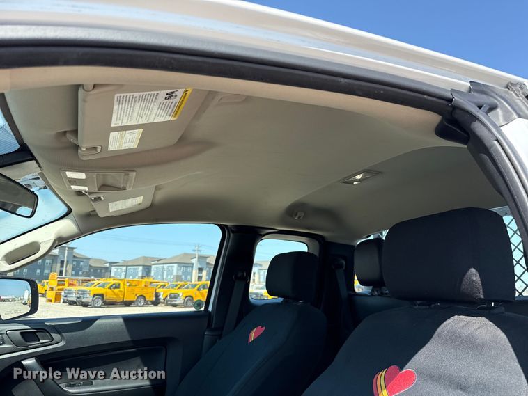 image for item EU2090 2021 Ford Ranger SuperCab utility bed pickup truck