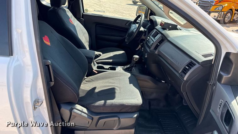 image for item EU2090 2021 Ford Ranger SuperCab utility bed pickup truck