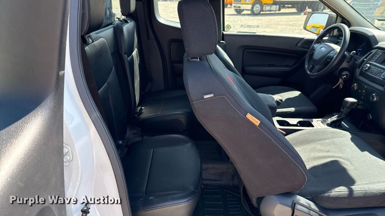 image for item EU2090 2021 Ford Ranger SuperCab utility bed pickup truck