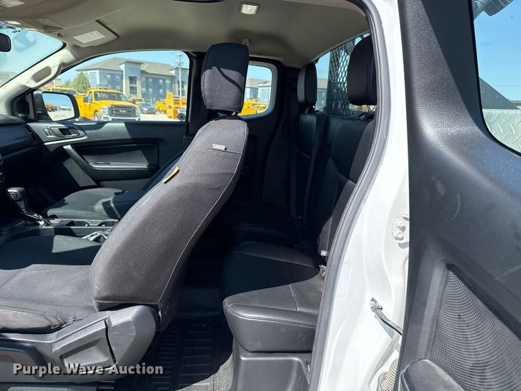 image for item EU2090 2021 Ford Ranger SuperCab utility bed pickup truck