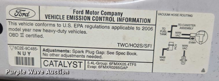 image for item FB9419 2006 Ford E350 van