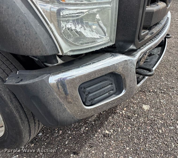 image for item FB9438 2014 Ford F550 Super Duty Crew Cab flatbed truck