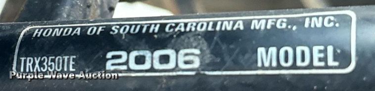 image for item GH9306 2006 Honda TRX350TE  ATV