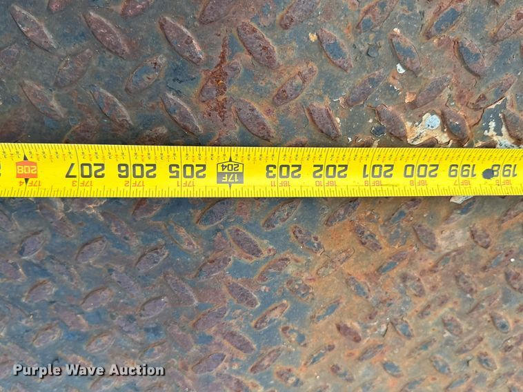 image for item ML9198 1985 Shop built flatbed trailer