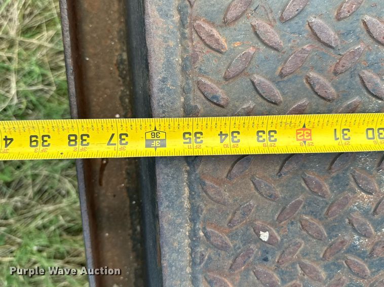 image for item ML9198 1985 Shop built flatbed trailer