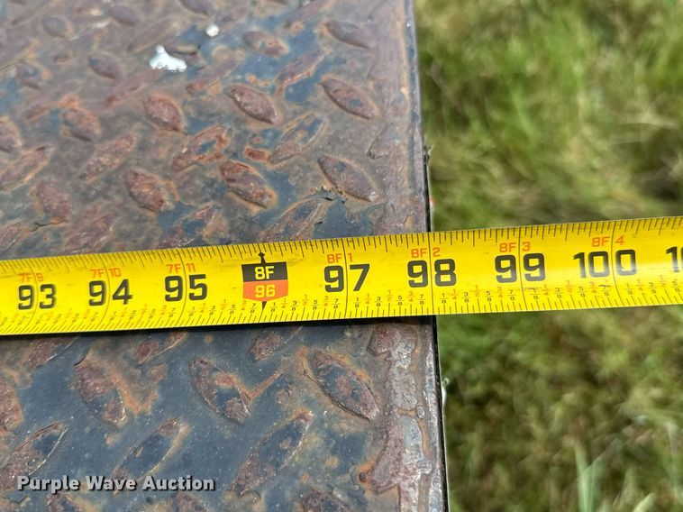 image for item ML9198 1985 Shop built flatbed trailer