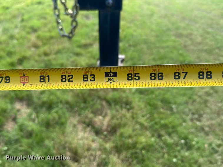 image for item ML9198 1985 Shop built flatbed trailer