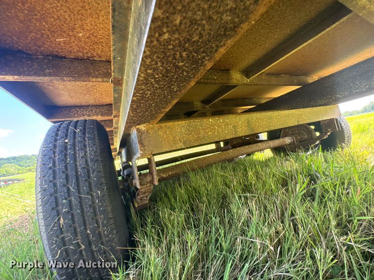 image for item ML9198 1985 Shop built flatbed trailer