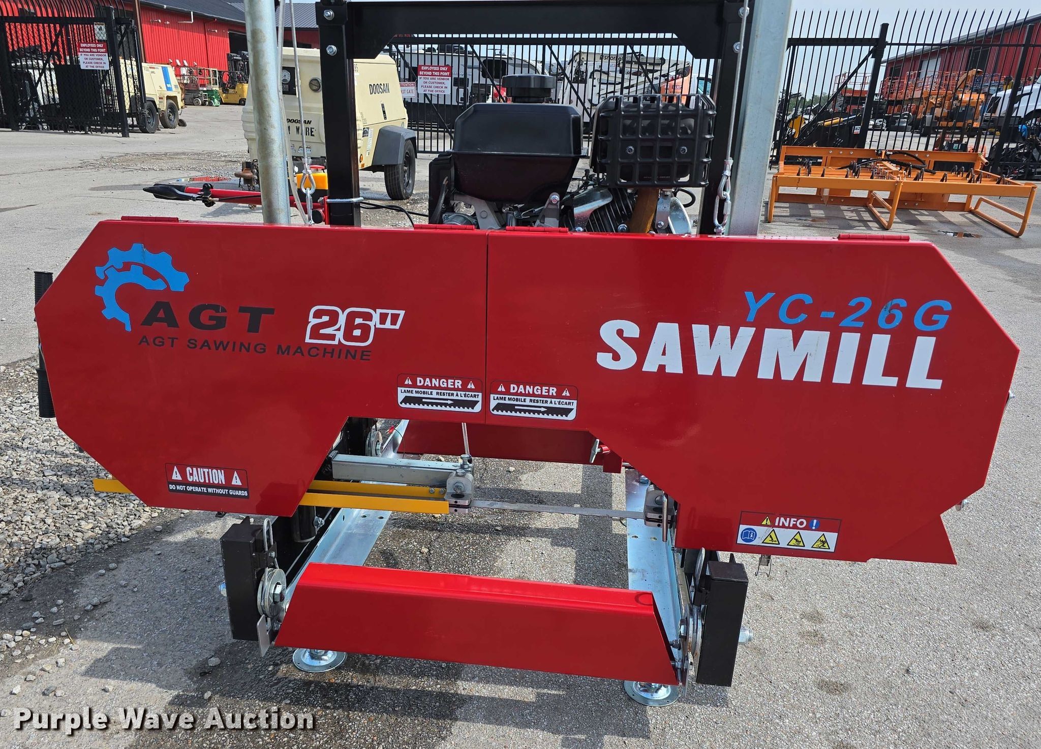 2025 AGT YC-26G sawmill in Waterloo, NE | Item EO1579 sold